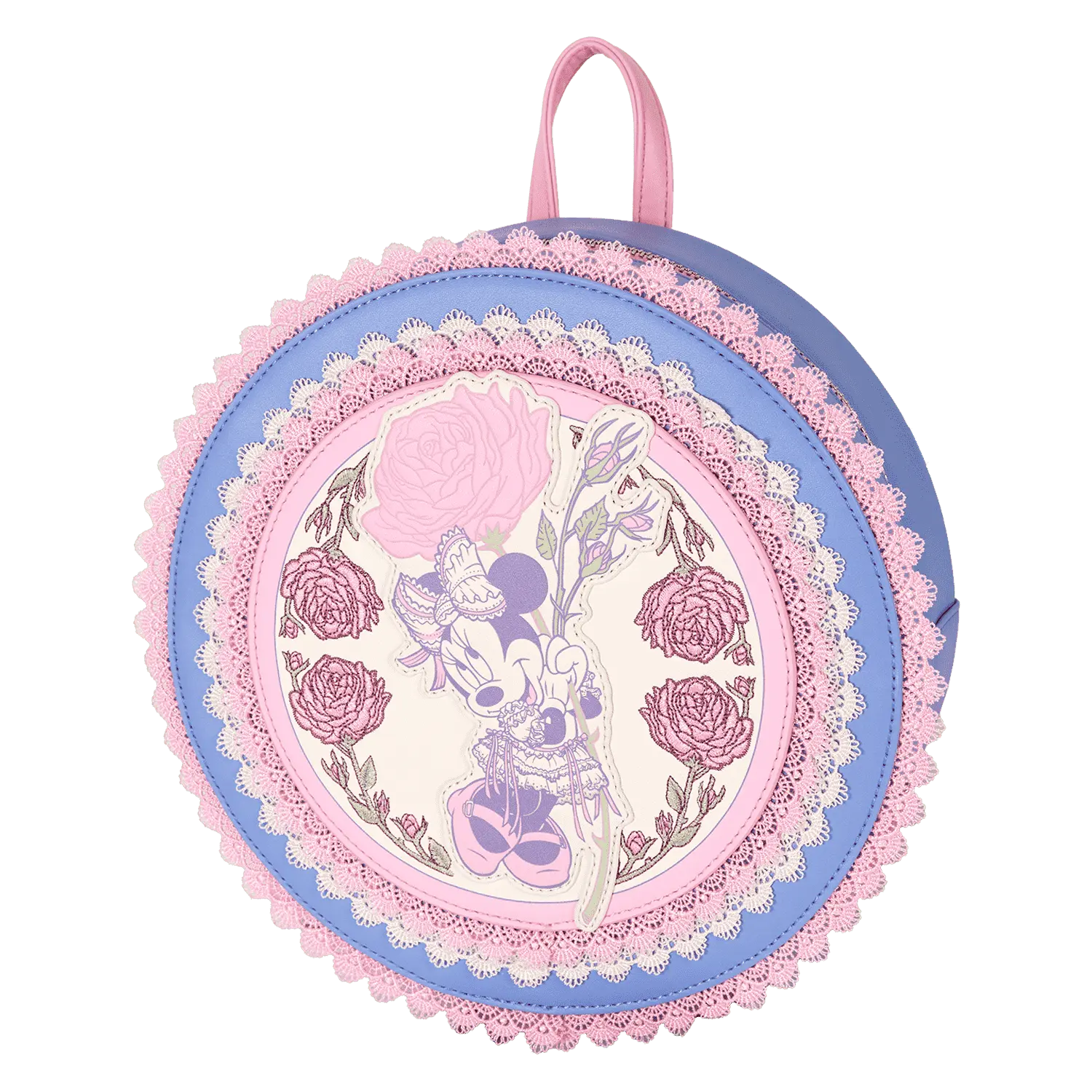 Minnie Mouse Floral and Lace Mini Backpack - Image 3