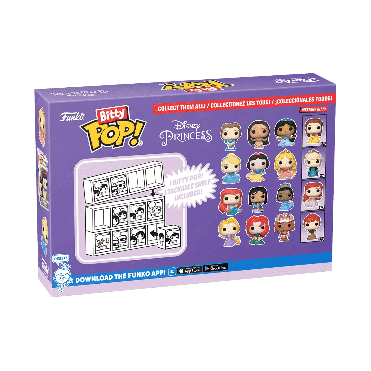 Bitty Pop! Disney Princess 4-Pack Series 2 - Image 3