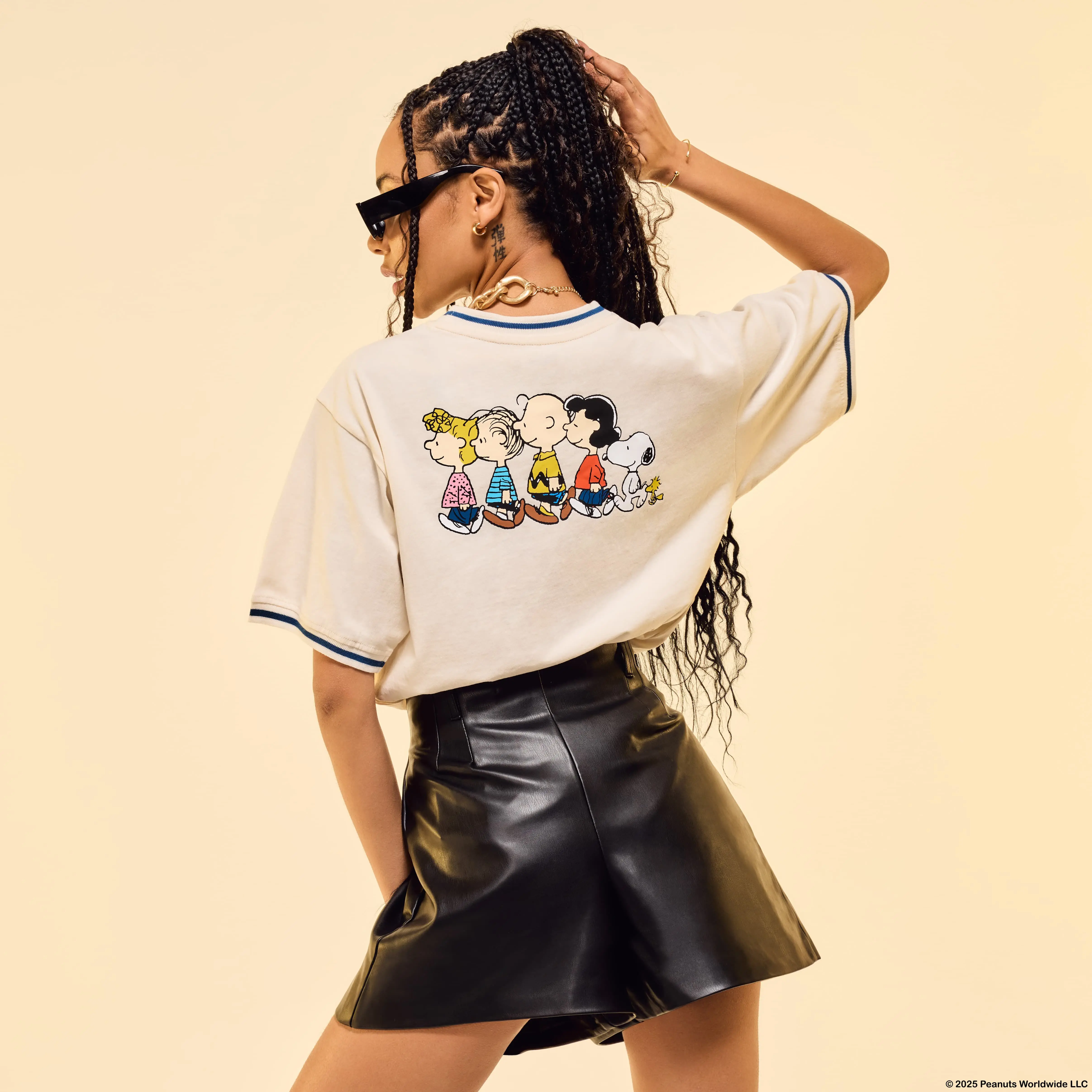 Peanuts Snoopy & Gang Unisex Ringer Tee - Image 3