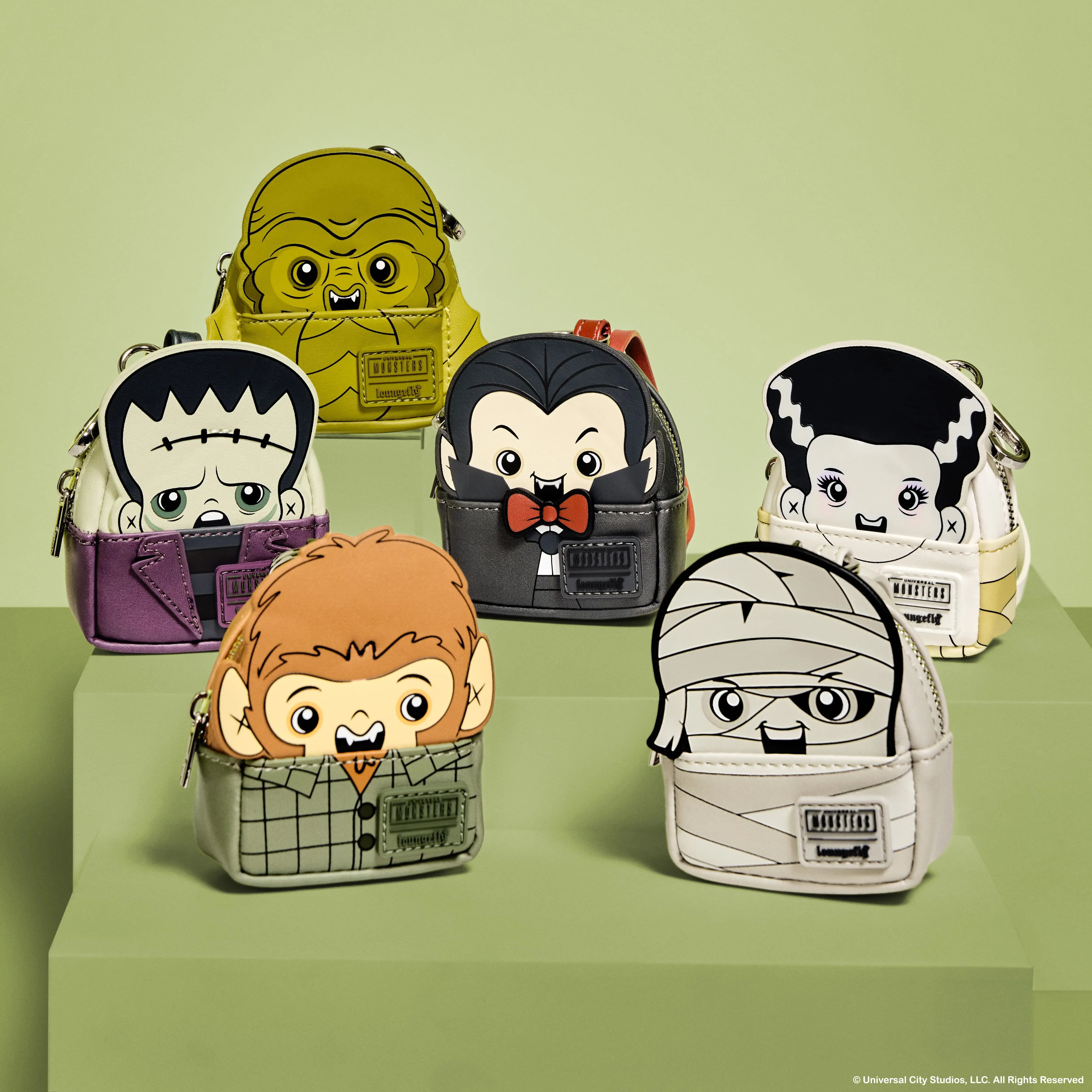 Universal Monsters Cosplay Mystery Mini Backpack Keychain Charm - Image 2