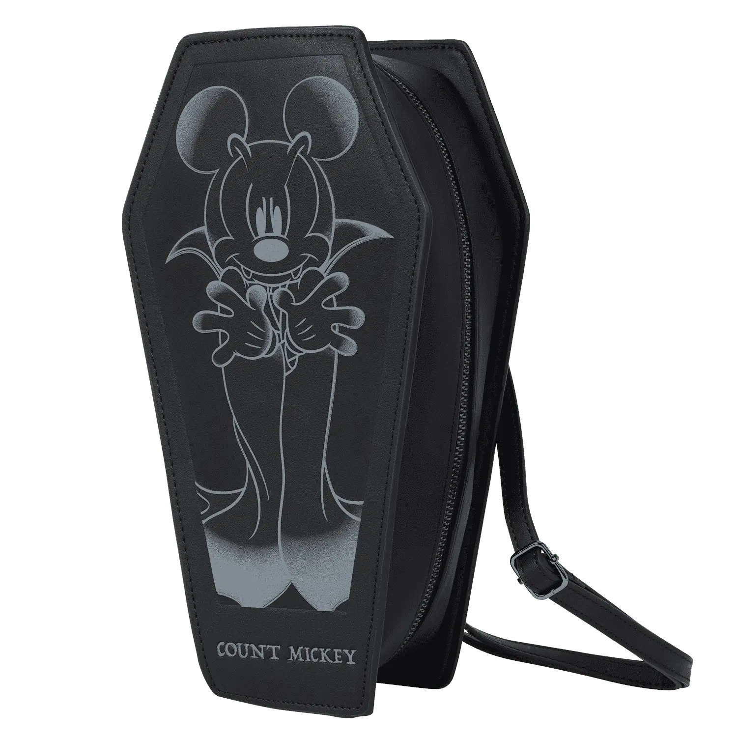 Mickey Mouse Exclusive Coffin Figural Convertible Backpack & Crossbody Bag - Image 2