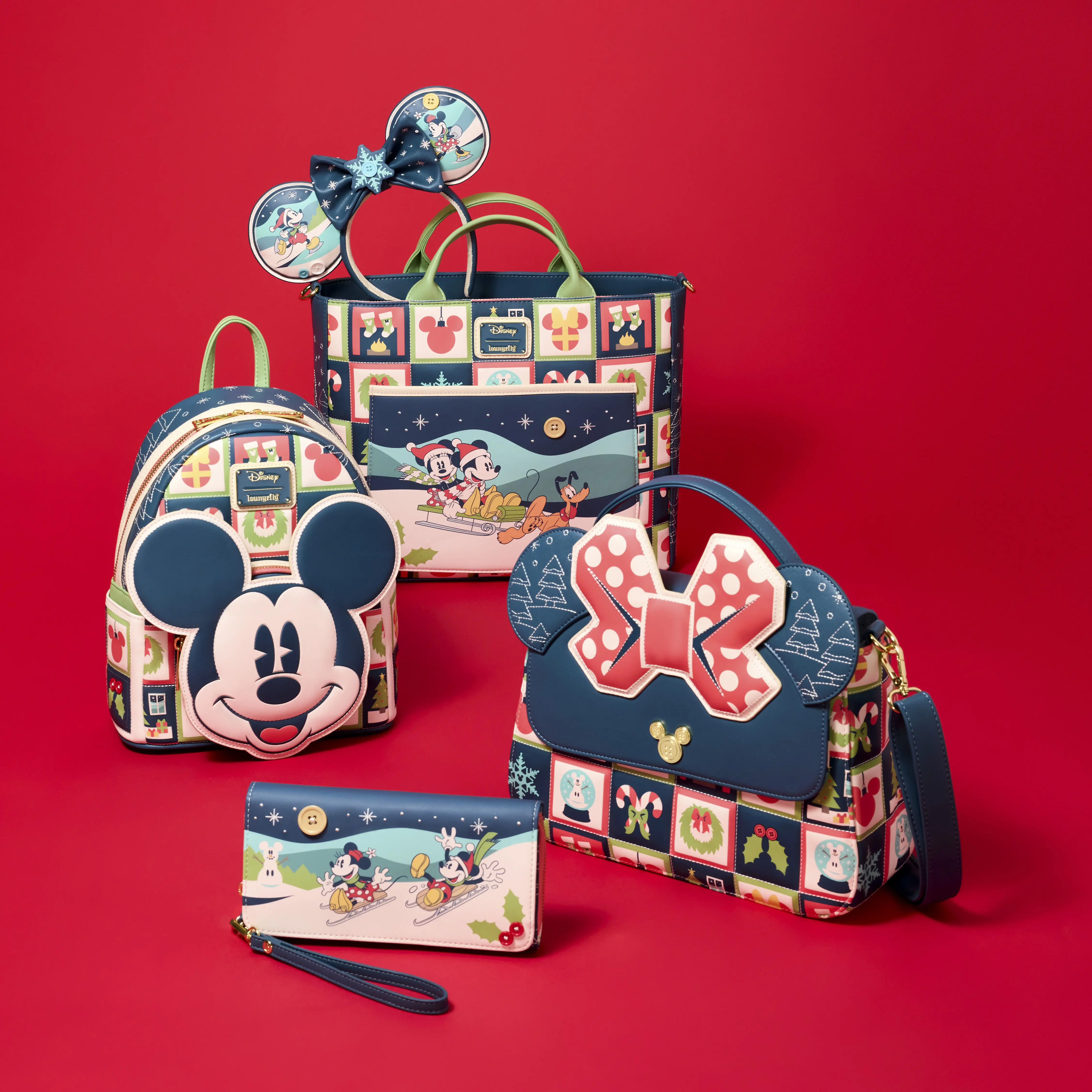 Mickey & Minnie Holiday Ear Headband - Image 4